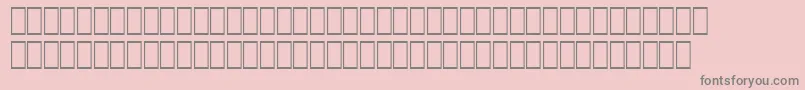 Hqpb4 Font – Gray Fonts on Pink Background