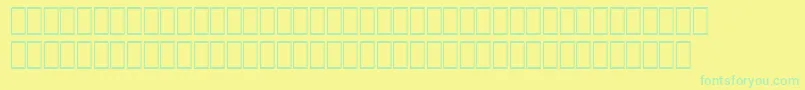 Weitere Informationen zur Hqpb4-Schriftart Hqpb4-Schriftart – Grüne Schriften auf gelbem Hintergrund