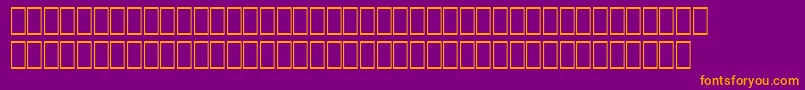 Hqpb4 Font – Orange Fonts on Purple Background