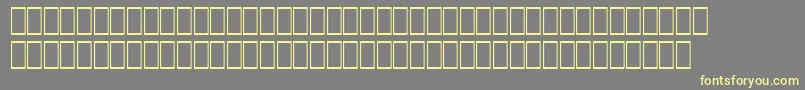 Hqpb4 Font – Yellow Fonts on Gray Background