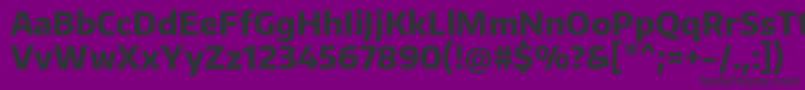Weitere Informationen zur EncodesansnarrowExtrabold-Schriftart EncodesansnarrowExtrabold-Schriftart – Schwarze Schriften auf violettem Hintergrund