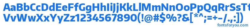 Police EncodesansnarrowExtrabold – polices bleues