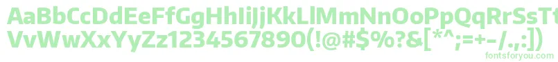 EncodesansnarrowExtrabold-Schriftart – Grüne Schriften