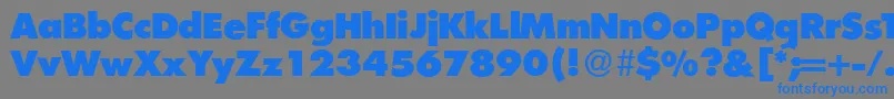 FunctiontwoXboldRegular Font – Blue Fonts on Gray Background