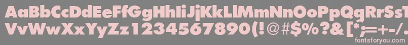 FunctiontwoXboldRegular Font – Pink Fonts on Gray Background