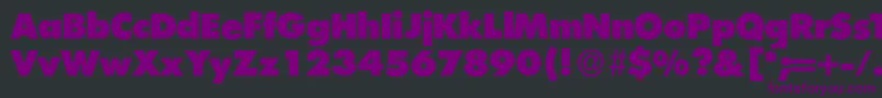 FunctiontwoXboldRegular Font – Purple Fonts on Black Background