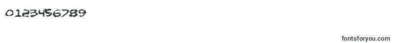 ComicBookCommandoDistorted Font – Fonts for Numbers and Digits