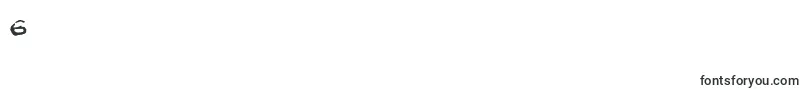 ComicBookCommandoDistorted-Schriftart – Schriften für die Ziffer 6