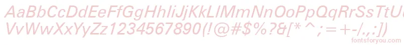 ZurichItalicBt Font – Pink Fonts