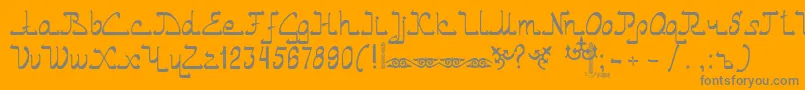 Police Asylbekm01.Kz – polices grises sur fond orange