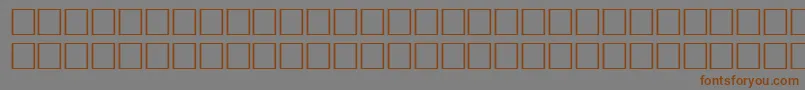 McsOphorSUNormal. Font – Brown Fonts on Gray Background