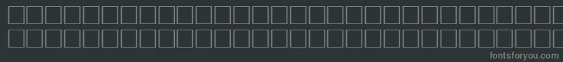 Fonte McsOphorSUNormal. – fontes cinzas em um fundo preto