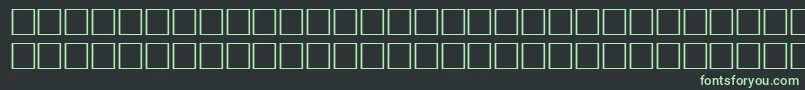McsOphorSUNormal.-fontti – vihreät fontit mustalla taustalla