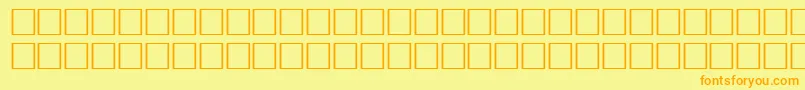 Police McsOphorSUNormal. – polices orange sur fond jaune
