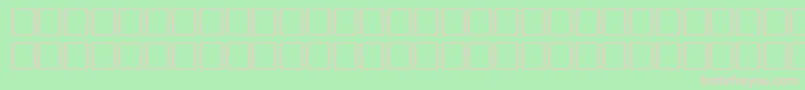 フォントMcsOphorSUNormal. – 緑の背景にピンクのフォント