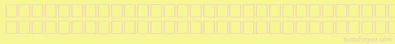 McsOphorSUNormal. Font – Pink Fonts on Yellow Background
