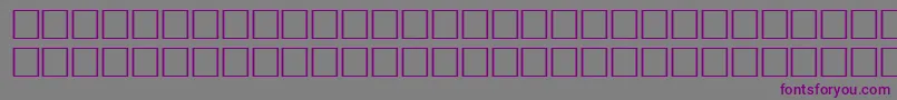 McsOphorSUNormal. Font – Purple Fonts on Gray Background