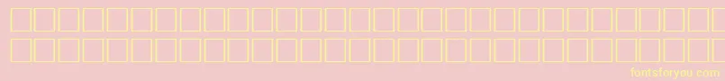 McsOphorSUNormal. Font – Yellow Fonts on Pink Background