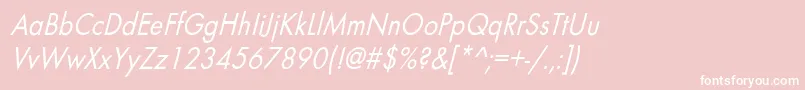 フォントBelmarcndoblNo – ピンクの背景に白い文字