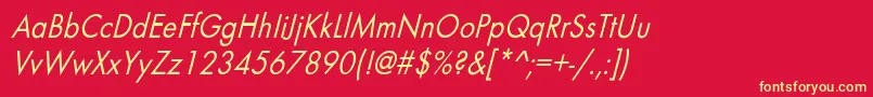 Подробнее о шрифте BelmarcndoblNo Шрифт BelmarcndoblNo – жёлтые шрифты на красном фоне