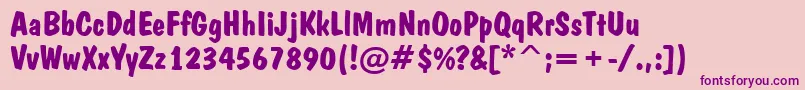 Más sobre la fuente DominoBold fuente DominoBold – Fuentes Moradas Sobre Fondo Rosa