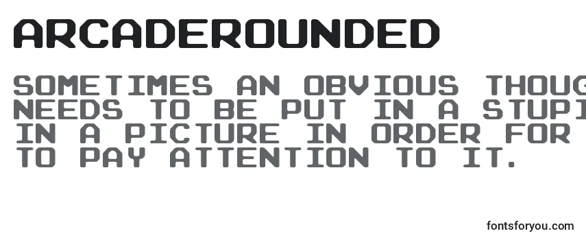 ArcadeRounded Font