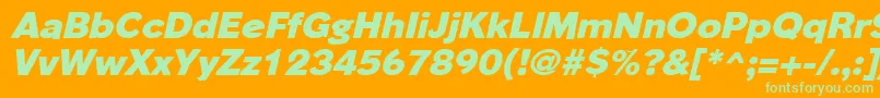 Подробнее о шрифте PhinsterheavyItalic Шрифт PhinsterheavyItalic – зелёные шрифты на оранжевом фоне