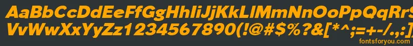 fuente PhinsterheavyItalic – Fuentes Naranjas Sobre Fondo Negro