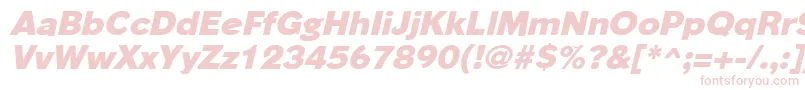 Fonte PhinsterheavyItalic – fontes cor-de-rosa