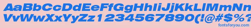 fuente HeliosextblackItalic – Fuentes Azules Sobre Fondo Rosa