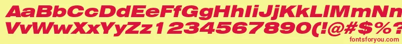 fuente HeliosextblackItalic – Fuentes Rojas Sobre Fondo Amarillo