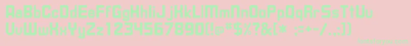 More about UpsilonRegular Font UpsilonRegular Font – Green Fonts on Pink Background