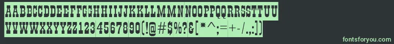 Lisätietoja AGildiatitulsl-fontista AGildiatitulsl-fontti – vihreät fontit mustalla taustalla