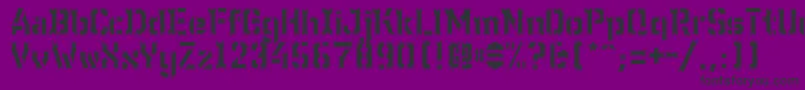 Wc Wunderbach Wimpern Font – Black Fonts on Purple Background