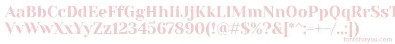 YesevaoneRegular Font – Pink Fonts on White Background