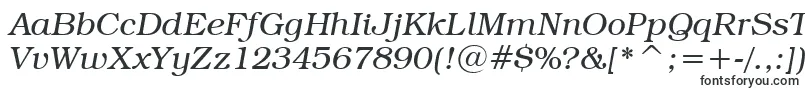 BookmanItcLightItalicBt-Schriftart – Schriften mit Serifen