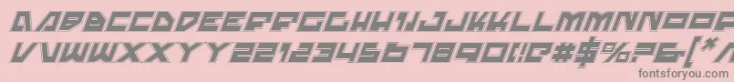Trajiapi Font – Gray Fonts on Pink Background