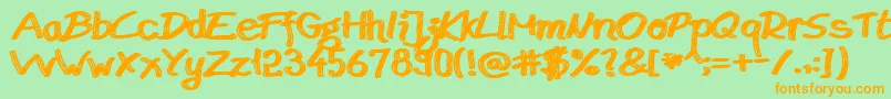 More about BudapestMarketsHd Font BudapestMarketsHd Font – Orange Fonts on Green Background