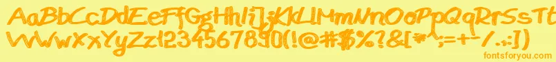 More about BudapestMarketsHd Font BudapestMarketsHd Font – Orange Fonts on Yellow Background