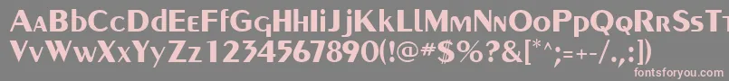 CarnatiSsiBold Font – Pink Fonts on Gray Background
