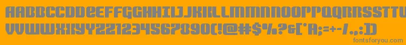 Шрифт Nightwraith – серые шрифты на оранжевом фоне