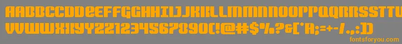 Nightwraith Font – Orange Fonts on Gray Background