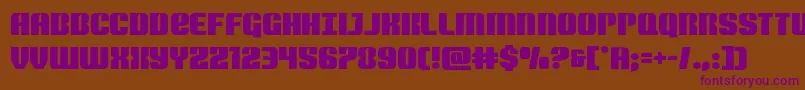 Nightwraith-fontti – violetit fontit ruskealla taustalla