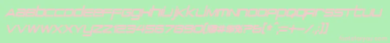 fuente PcapTerminalCondensedBoldItalic – Fuentes Rosadas Sobre Fondo Verde