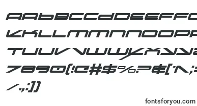 Oramaci font – high-Tech Fonts