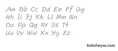 EscriptLtLightItalic-fontti