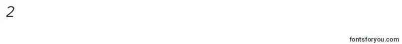 KiddysansFatItalic Font – Fonts for Digit 2