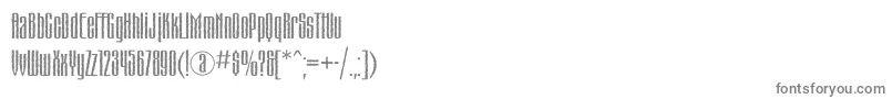 Шрифт Matterhornc – серые шрифты на белом фоне
