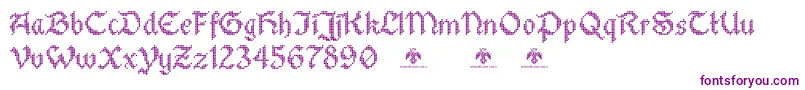 StitchwarriorDemo-fontti – violetit fontit