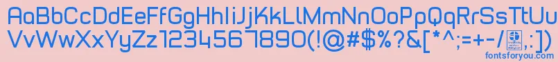 fuente TypoStyleRegularDemo – Fuentes Azules Sobre Fondo Rosa